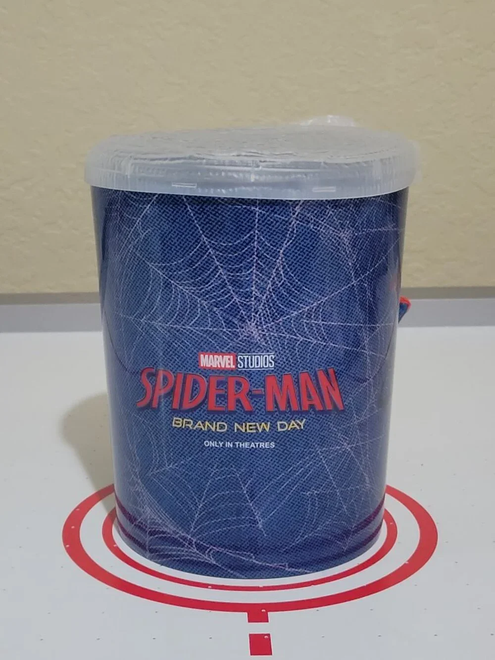 Spider-Man Brand New Day Popcorn Bucket AND Bag Clip